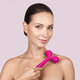 Roller pentru masaj facial si corporal 4 in 1 Magenta Sonic, 1 bucata, Geske 603481
