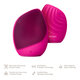 Perie pentru masaj facial 5 in 1 Magenta Sonic, 1 bucata, Geske 603532