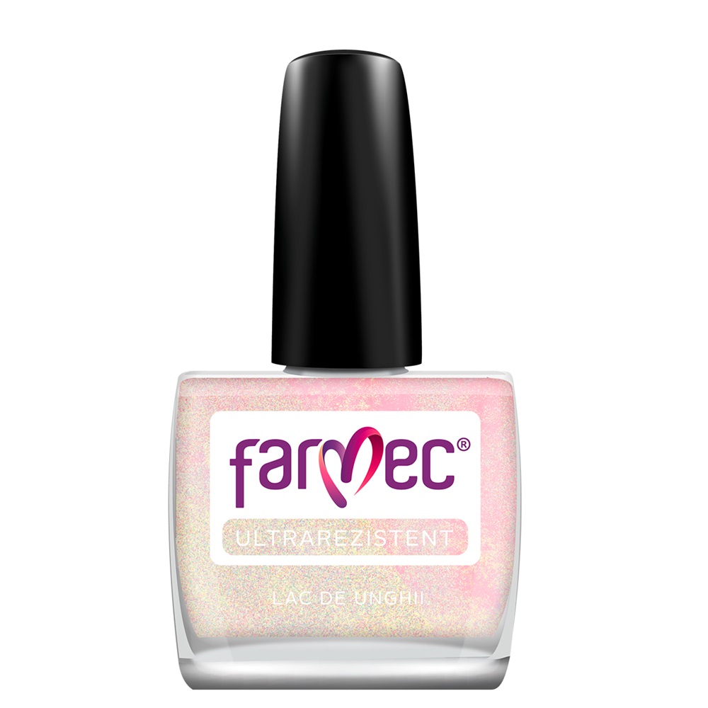 Lac unghii nr.312 glitter, 11 ml, Farmec