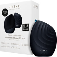 Perie pentru masaj facial 5 in 1 Black Sonic, 1 bucata, Geske