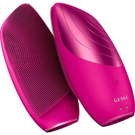 Perie pentru masaj facial 6 in 1 Magenta Thermo Sonic, 1 bucata, Geske 603607