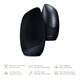 Perie pentru masaj facial 6 in 1 Black Thermo Sonic, 1 bucata, Geske 603631