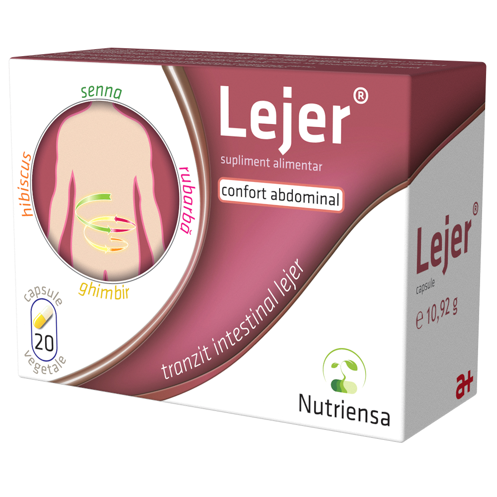 Lejer, 20 capsule vegetale, Antibiotice SA