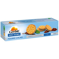 Biscuiti umpluti cu crema de ciocolata, 185 g, Gerble