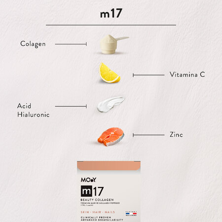 Colagen marin beauty, aroma capsuni m17, 210 g, Molecules Of Youth 606557