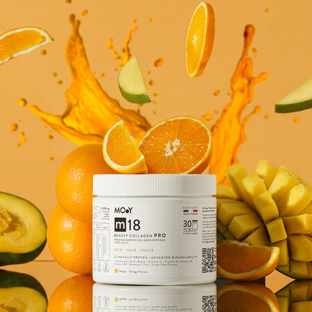 Colagen PRO marin beauty, aroma mango si portocale m18, 240 g, Molecules Of Youth 606576