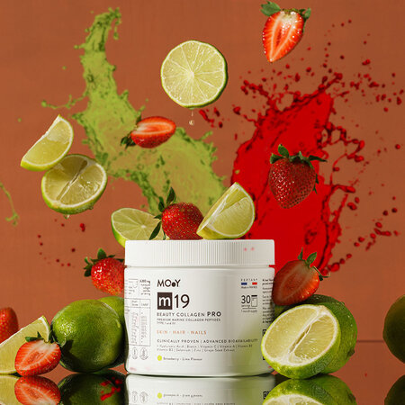 Colagen PRO marin beauty, aroma capsuni, lamaie și menta m19, 240 g, Molecules Of Youth 606600