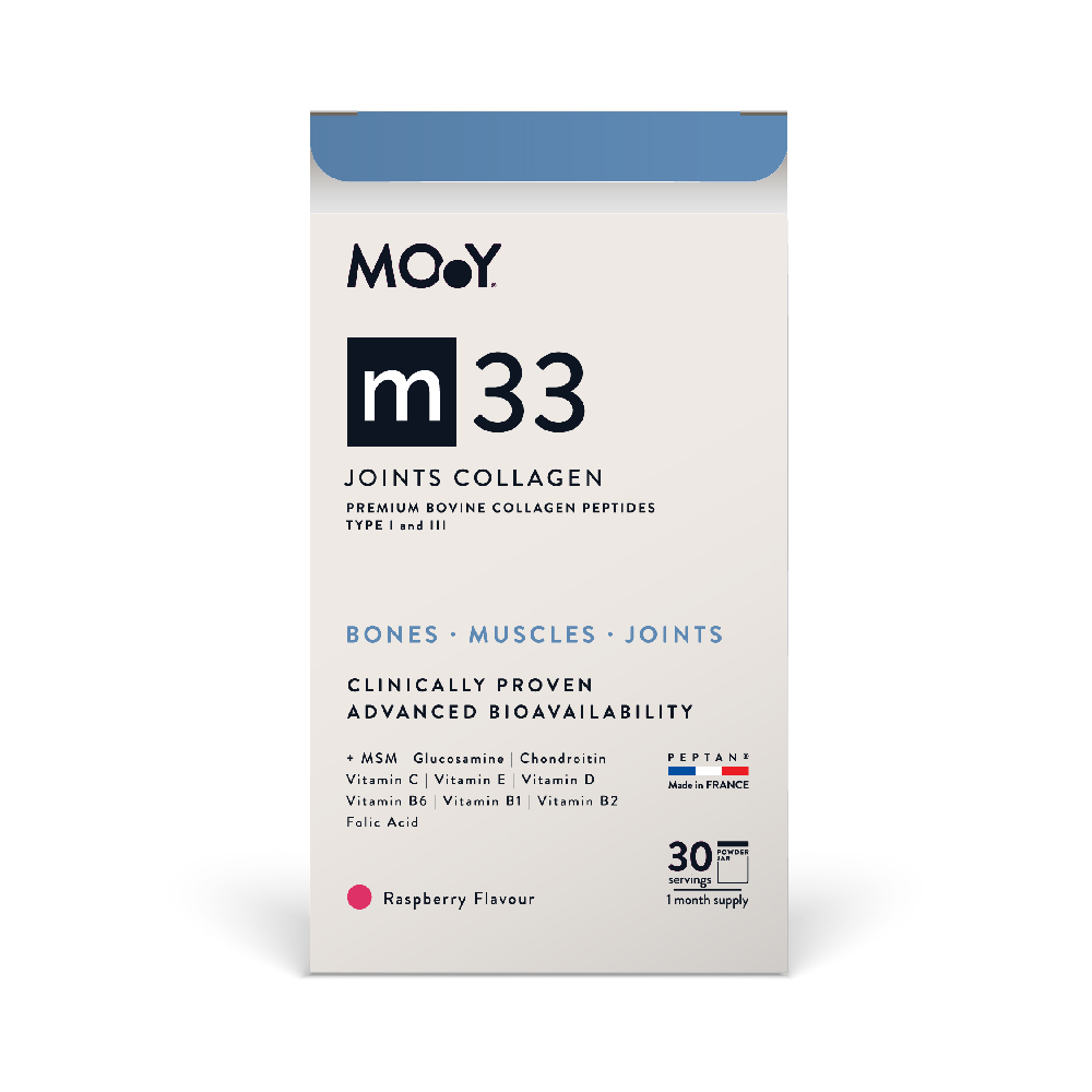 Colagen bovin articulatii, aroma zmeura m33, 303 g, Molecules Of Youth