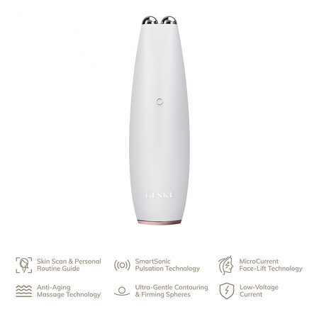 Dispozitiv pentru masaj facial 6 in 1 Starlight Face-Lift Pen MicroCurrent, 1 bucata, Geske 603779