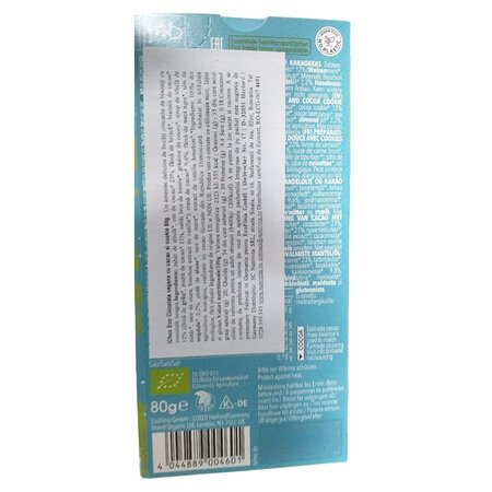 Ciocolata vegana eco Milk-Like Choco Cookie, 80 g, Ichoc 603802