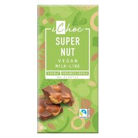 Ciocolata vegana eco Milk-Like Super Nut, 80 g, Ichoc