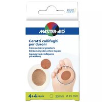 Plasturi pentru bataturi din talpa cu acid salicilic Master-Aid, 33x15 mm, 4+4 bucati, Pietrasanta Pharma
