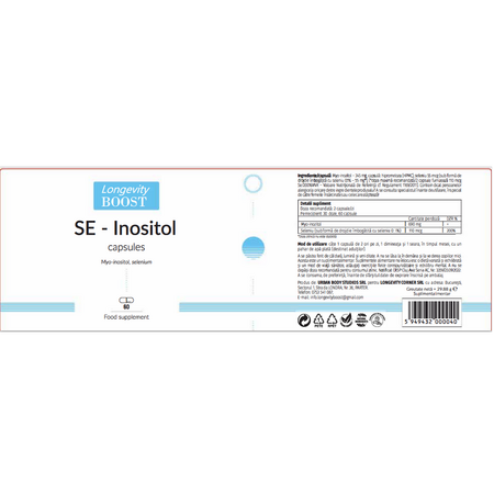 SE-Inositol, 60 capsule, Longevity Boost 603885
