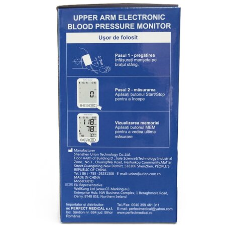 Tensiometru de brat cu led si daptor USB-C PM39, Perfect Medical 724192