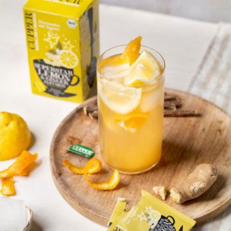 Infuzie eco de lamaie si ghimbir, 20 plicuri, Cupper 604008