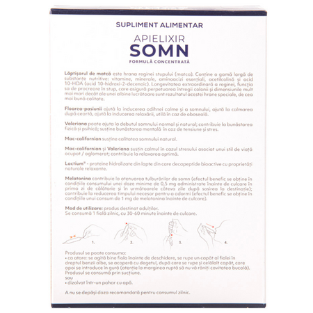 Somn Apielixir, 20 fiole x 10 ml, Albina Carpatina 722672