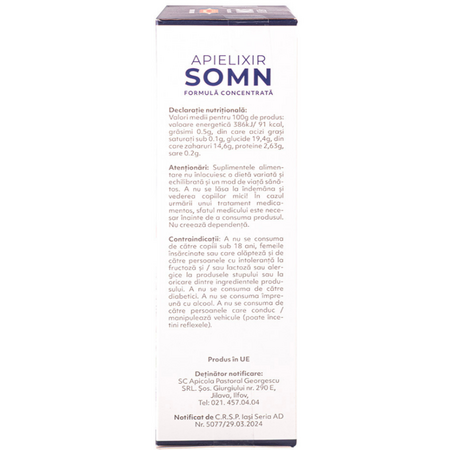 Somn Apielixir, 30 fiole x 10 ml, Albina Carpatina 722538