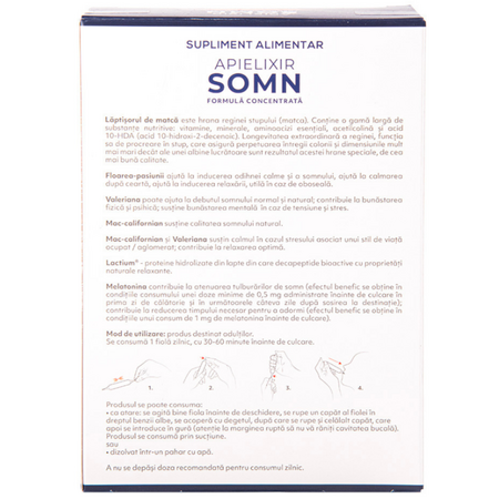 Somn Apielixir, 30 fiole x 10 ml, Albina Carpatina 722537