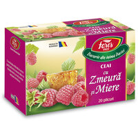 Ceai cu zmeura si miere, 20 plicuri, Fares