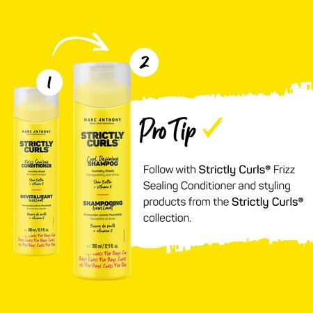 Sampon pentru par cret Strictly Curls, 380 ml, Marc Anthony 604388