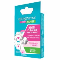 Benzi de curatare puncte negre Stop Acnee, 8 bucati, Gerovital