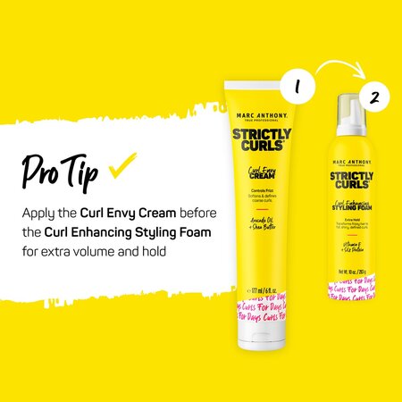 Spuma de coafat pentru bucle Strictly Curls, 300 ml, Marc Anthony 604503
