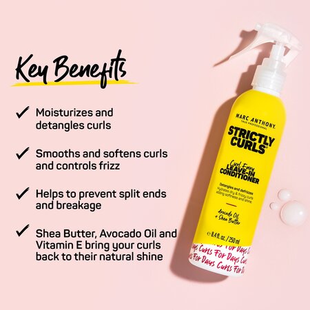 Balsam fara clatire pentru par cret Strictly Curls, 250 ml, Marc Anthony 604507