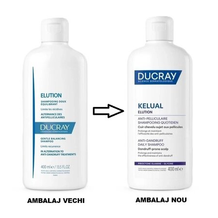 Sampon zilnic antimatreata Kelual Elution, 400 ml, Ducray 720684