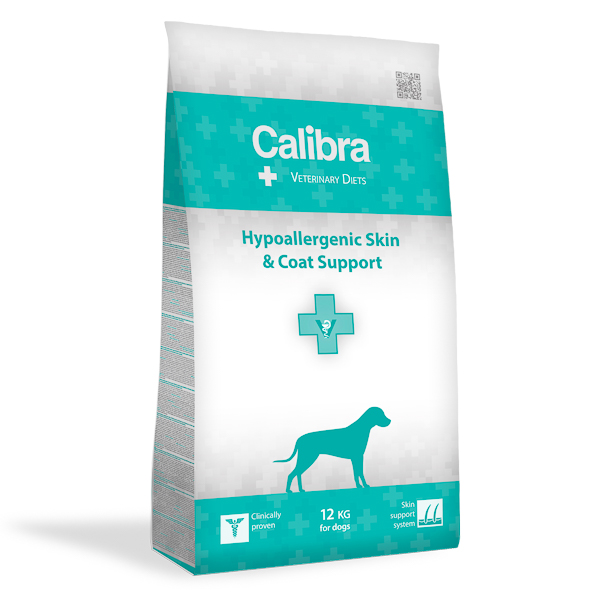 Hrana uscata pentru caini Hypoallergenic Skin & Coat Support, 2 Kg, Calibra