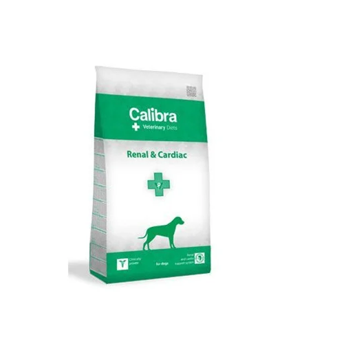 Hrana uscata pentru caini Renal & Cardiac, 2 Kg, Calibra