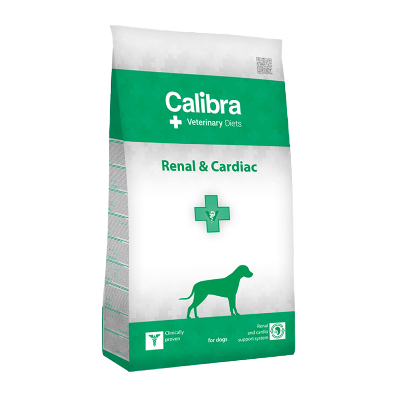 Hrana uscata pentru caini Renal & Cardiac, 2 Kg, Calibra