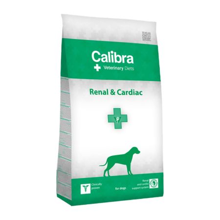 Hrana uscata pentru caini Renal & Cardiac, 2 Kg, Calibra