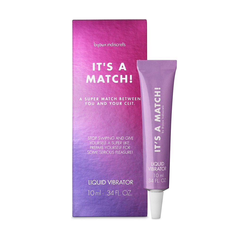 Crema clitoridiana cu efect vibrator It's a Match!, 10 ml, Bijoux Indiscrets