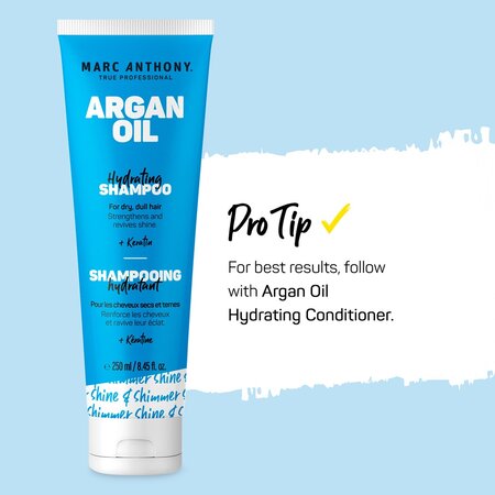 Sampon extra-hidratant cu Ulei de Argan si Keratina Argan Oil, 250 ml, Marc Anthony 604650