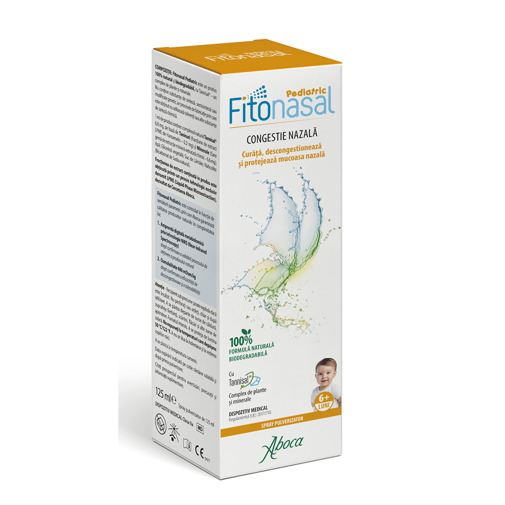 Fitonasal Pediatric Spray, 125 ml, Aboca