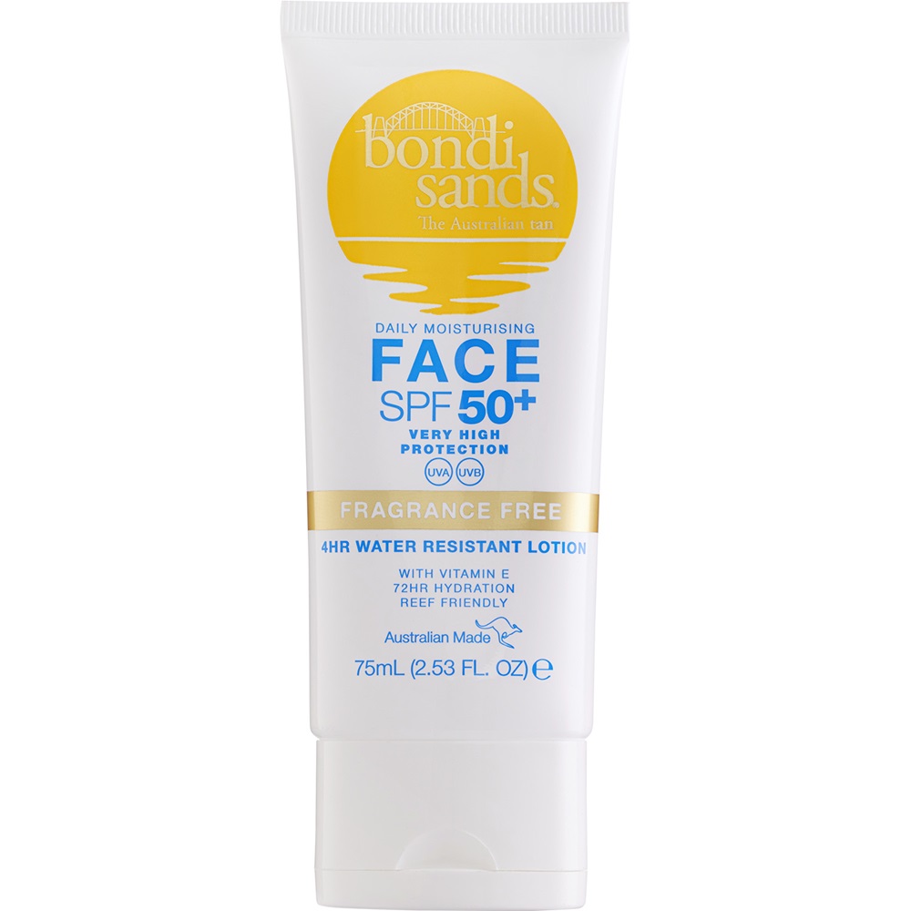 Lotiune de protectie solara pentru fata cu SPF 50+, 75 ml, Bondi Sands