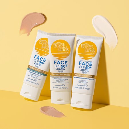 Lotiune de protectie solara pentru fata cu SPF 50+, 75 ml, Bondi Sands 604826
