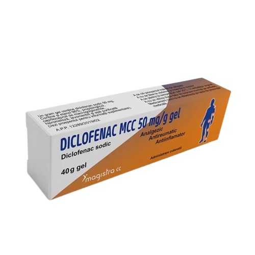 Diclofenac MCC, 50 mg/g gel, 40 g, Magistra : Farmacia Tei online