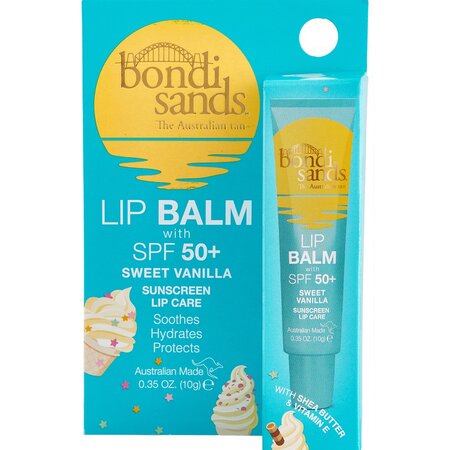 Balsam de buze protector cu vanilie si SPF 50+, 10 g, Bondi Sands 604906