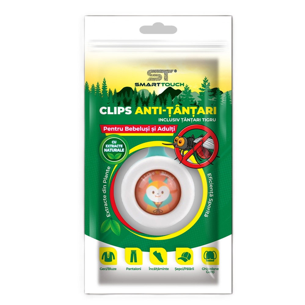 Clips reglabil Anti-Tantari pentru copii si adulti, 1 bucata, Smart Touch
