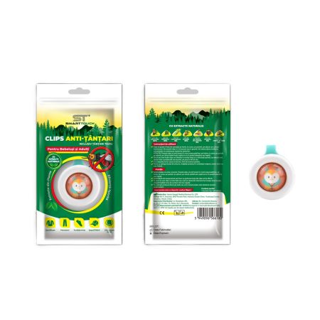 Clips reglabil Anti-Tantari pentru copii si adulti, 1 bucata, Smart Touch 659445