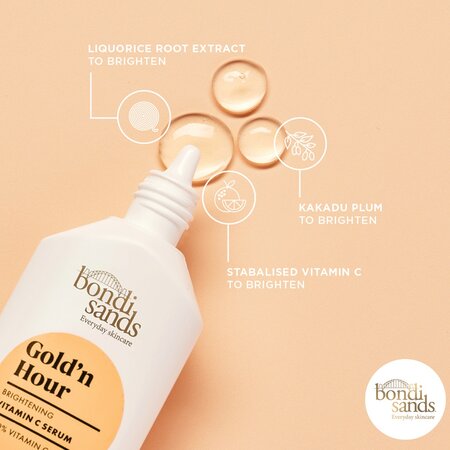 Serum de fata cu Vitamina C Gold'n Hour, 30 ml, Bondi Sands 605053