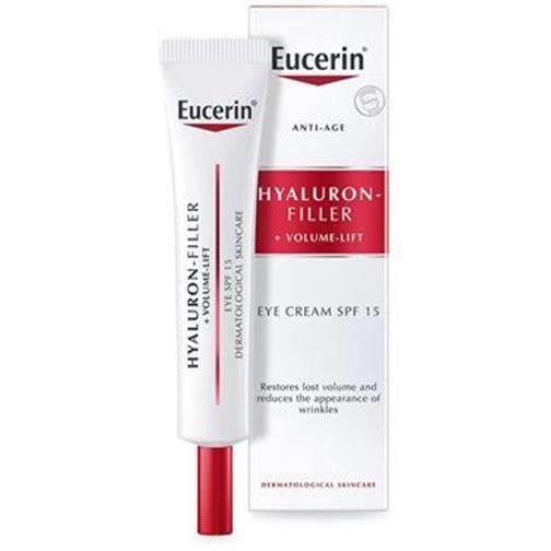 Crema pentru conturul ochilor cu SPF15 Hyaluron filler-Volume lift, 15 ml, Eucerin