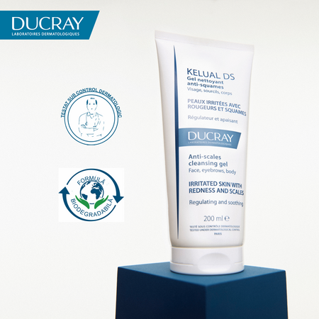 Gel spumant anti-scuame Kelual DS, 200 ml, Ducray 619710