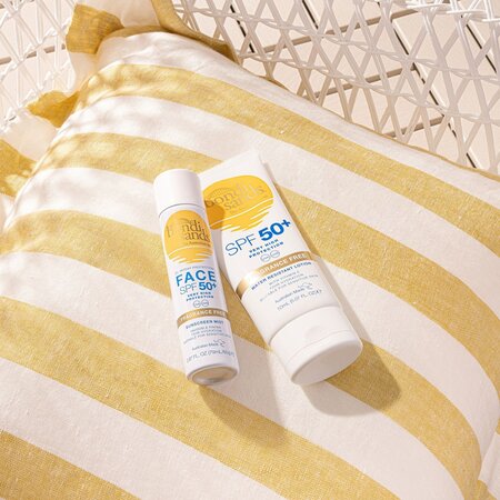 Spray facial de protectie solara fara parfum cu SPF 50+, 60 g, Bondi Sands 605161