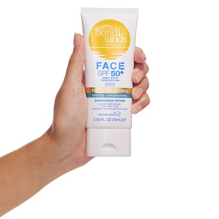 Lotiune hidratanta pentru fata cu protectie solara SPF 50+, 75 ml, Bondi Sands 605177