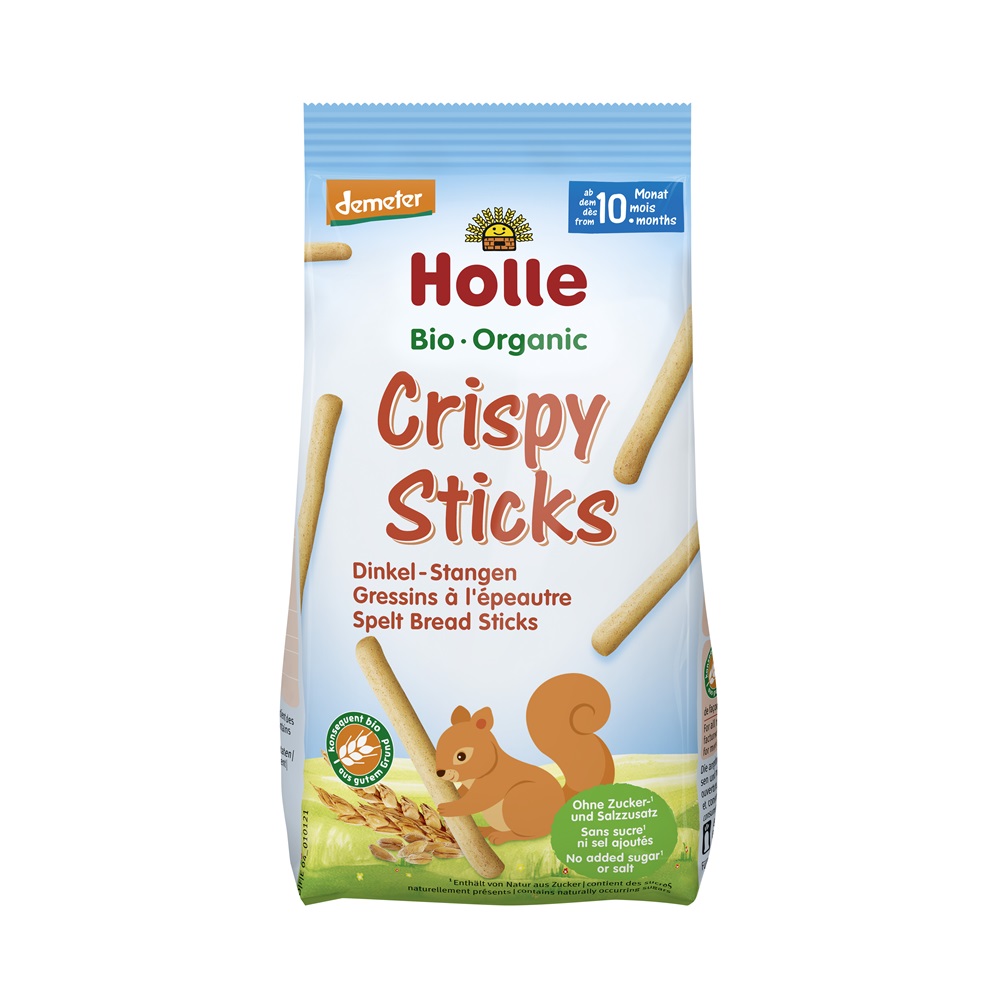 Sticks-uri bio din grau spelta pentru copii, 80 g, Holle Baby