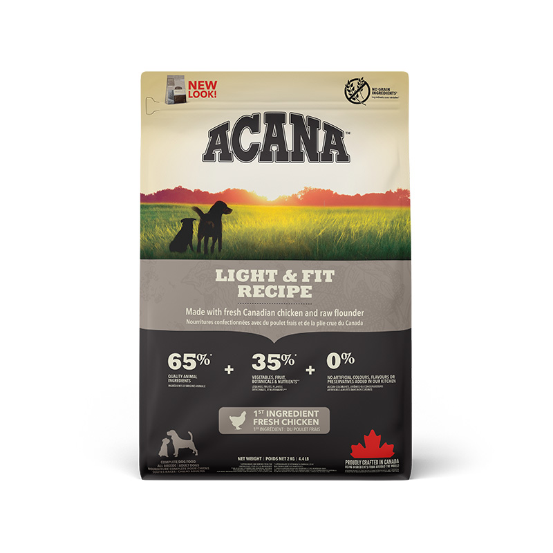 Hrana uscata pentru caini Light & Fit, 2 Kg, Acana