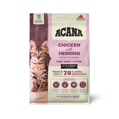 Hrana uscata pentru pisici First Feast, 1.8 Kg, Acana 637232