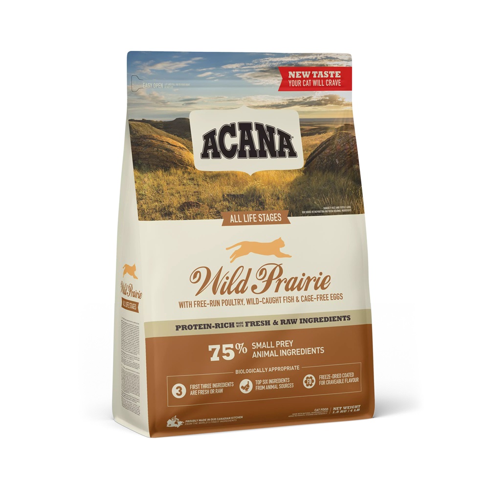 Hrana uscata pentru pisici Wild Prairie, 1.8 Kg, Acana